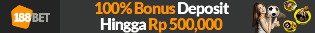 188BET - 100%Bonus Deposit Hingga Rp500,000