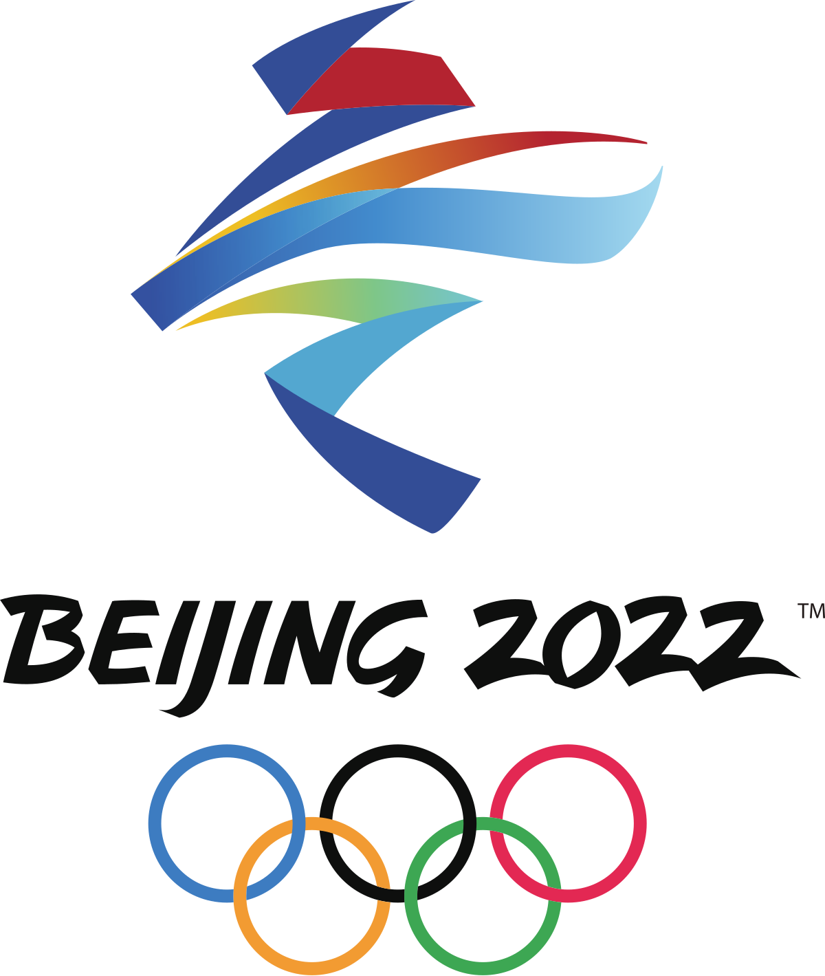 Monogramma delle Olimpiadi invernali di Pechino 2022
